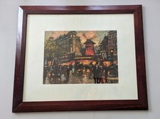 Estampado vintage "Moulin Rouge" de Antoine Blanchard. DAC NY #312. 10,75"x14"