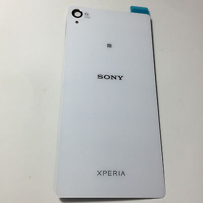 Original Sony Xperia Z3 D6603 D6653 Back Rear Cover Glass Housing Case White Ebay