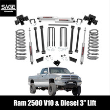 3 Inch Lift For 94-02 Ram 2500 Diesel V10