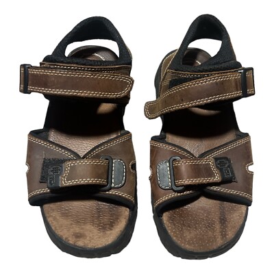 THOM McAn Men Size 8 Brown Sport Sandals Good Shape  display picture 3