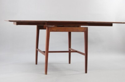 Danish Mid-Century Modern Drop Leaf Dining Table | eBay