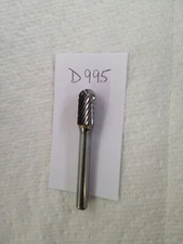 1 NEW FALCON / SGS 1/4" SHANK CARBIDE BURR. SC-3 SINGLE CUT. USA MADE (D995)