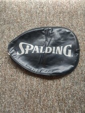 Vintage Spalding Racquetball Racquet Cover Black