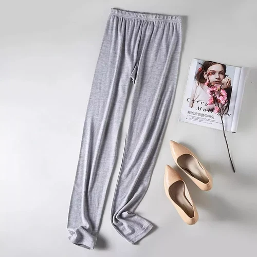 Damen 100% Wolle Thermo Unterwäsche Unterteil Hose Leggings Lange Hose- - Bild 19 von 30