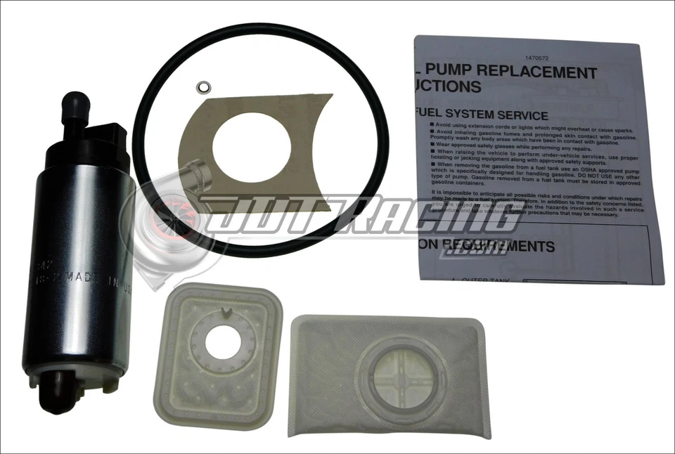Kit de bomba de combustible de alta presión Walbro TI Auto 255lph para 1997-2002 Saturn SC SL SW Foto 2 de 2
