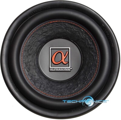 ALPHASONIK HSW212 12  1,200 WATTS MAX / 400 WATTS RMS SINGLE 4OHM CAR SUB WOOFER