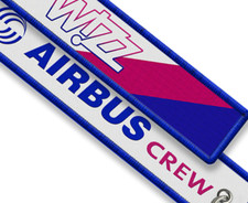 Wizzair Airbus Crew Embroidered Tag