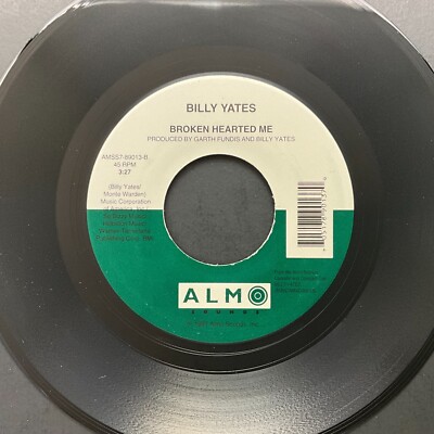 Billy Yates, When The Walls Come Tumblin' Down/Broken Hearted 7