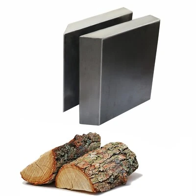 SIMOND STPRE Manual Log Splitter Wedges - 5"(L) X 5"(W) X 3/4"(Thick) - Attachment Pack of 2