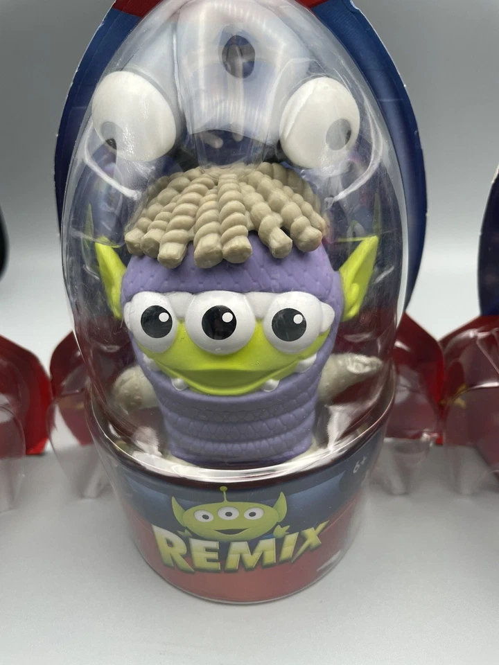 NUEVO Juego de 6 figuras de 4” Disney Pixar Remix Toy Story Alien serie completa Foto 3 de 4