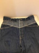Vintage Sunset Blues By Chic Jeans Made In USA Marked 15/16 Regular