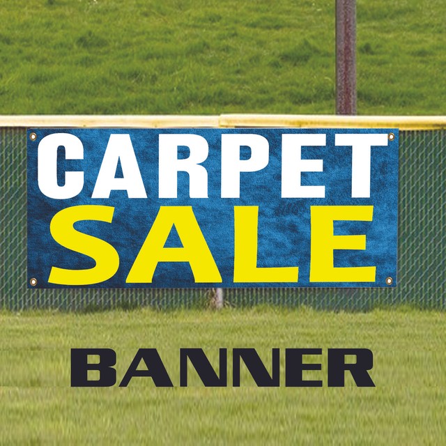 Carpet Sale Fabrics Interiors Shops Business Advertising Vinyl Banner