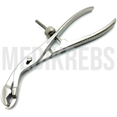 Verbrugge Bone Holding Forceps w/ Fixed Thread 19 cm Orthopedic Instrument 