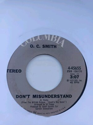 70's SOUL, US IMPORT, O. C. Smith   If You Touch Me (You've Got To Love Me)