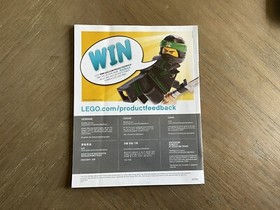 LEGO NINJAGO Movie Fire Mech 70615 Instructions Only