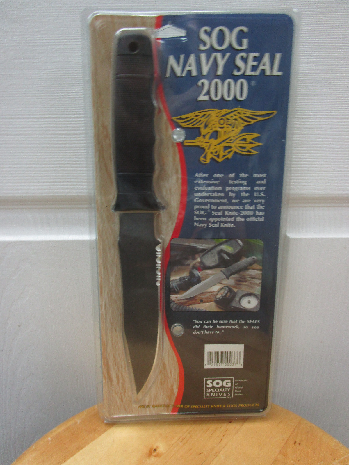 SOG Navy SEAL 2000 Knife w/ SheathNOS (SekiJapan) Official Navy SEAL