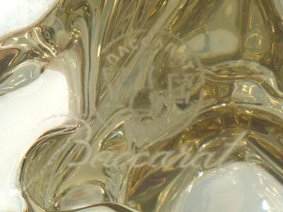 Baccarat Crystal Gold Zodiac Monkey Figurine, 3 3/4