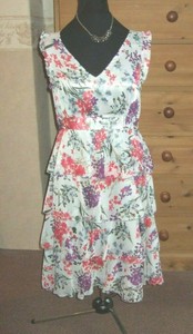 ladies tiered dresses uk