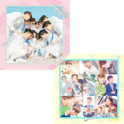 SEVENTEEN [FIRST LOVE & LETTER] 1st Album RANDOM CD+Photo Book+4Card+Sticker Set