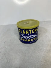 Vintage Planters Cocktail Peanuts 6 1/2 Oz. Tin (EMPTY)
