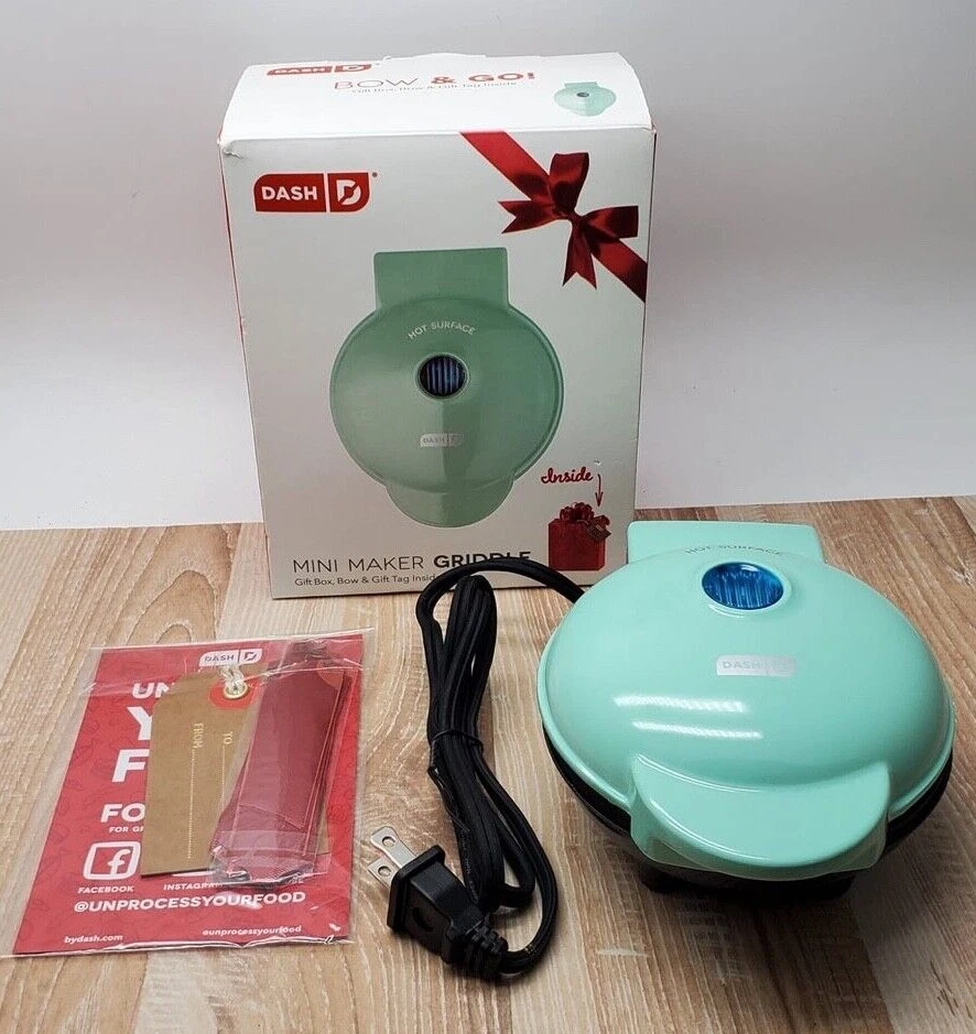 Dash Electric Mini Griddle - Aqua