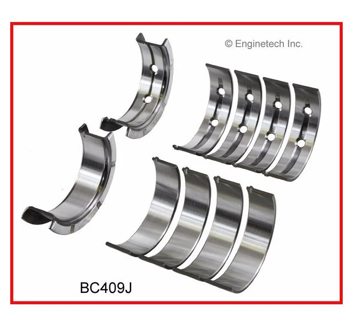 Main & Rods Bearings w/ Moly Piston Rings for 1999-2004 Chevrolet LQ9 LQ4 6.0L - Image 3 of 4