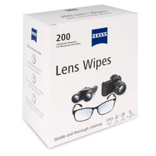 ZEISS Lens Cleaning Wipes 200 Ct | Pre-Moistened Streak-Free Eyeglass Cleaner...