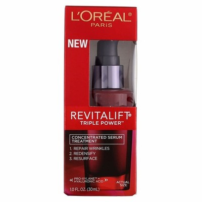 NEW L'Oreal Paris  Revitalift Triple Power Anti Aging  Serum - 1 oz