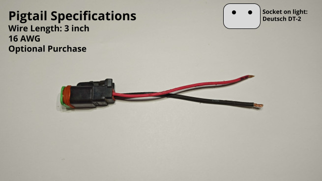 John Deere Universal 4x3 inch LED Pod Light (AT470333)