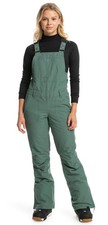 2024 Roxy Rideout Women's Snow Bib Pants NEW Dark Forest Green BPG0 Large