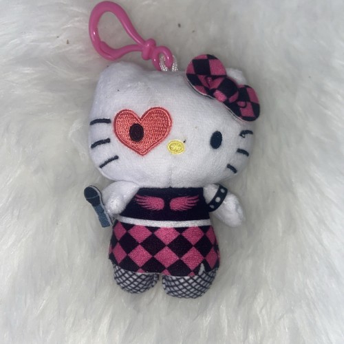Hello Kitty Pluszowe danglery Przygoda Kitty Series Rock Star Clip-on Brelok - Zdjęcie 1 z 1