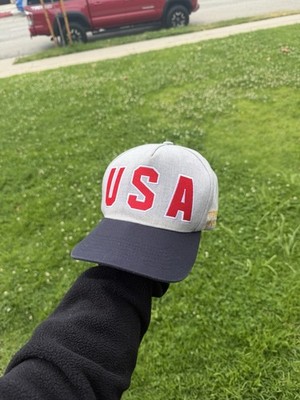 Supreme Visions of Gold Grey 5-panel Snapback Cap USA Made