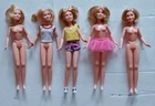 Lot of 5 Vintage 1987 Mattel Mary-Kate & Ashley Olsen Twins 9.5" Barbie Dolls