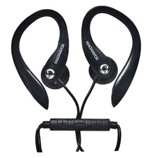 Magnavox MHP4854BK Earhook Earbuds with Microphone in Black Available in Bl...