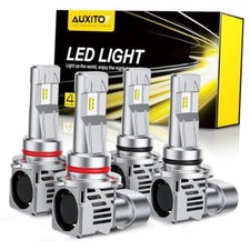 9005/HB3 9006/HB4 Light Bulbs, Pack of 4  30000ML Super Bright, 9005 9006