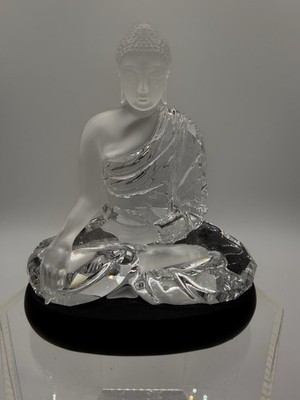 Swarovski Asian Symbols Buddha Crystal Figurine Sml 5064252 Genuine & Signed!