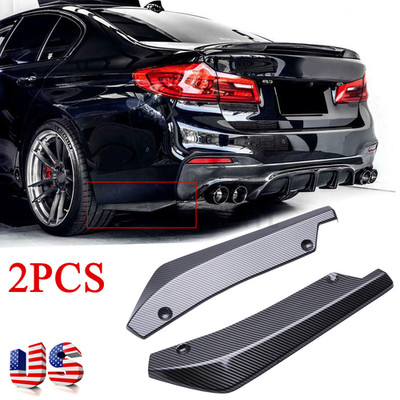 For E90 F30 F10 G30 Rear Bumper Diffuser Splitter Canards Spoiler Carbon Fiber
