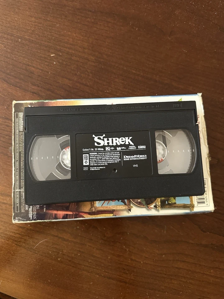 VHS Shrek Special Edition Ogre 2001 Tape Mike Myers Eddie Murphy Cameron Diaz - Image 4 of 4