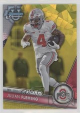2023 Bowman U Chrome Sapphire Edition Yellow 71/75 Julian Fleming #109 3hd