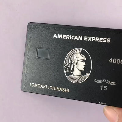 American Express AMEX Metal Credit Card Black Centurion Priority