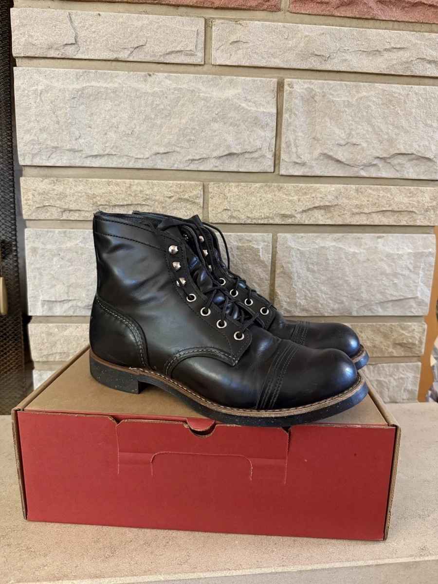 Red Wing Shoes Red Wing Iron Ranger Black Boots for Men for Sale