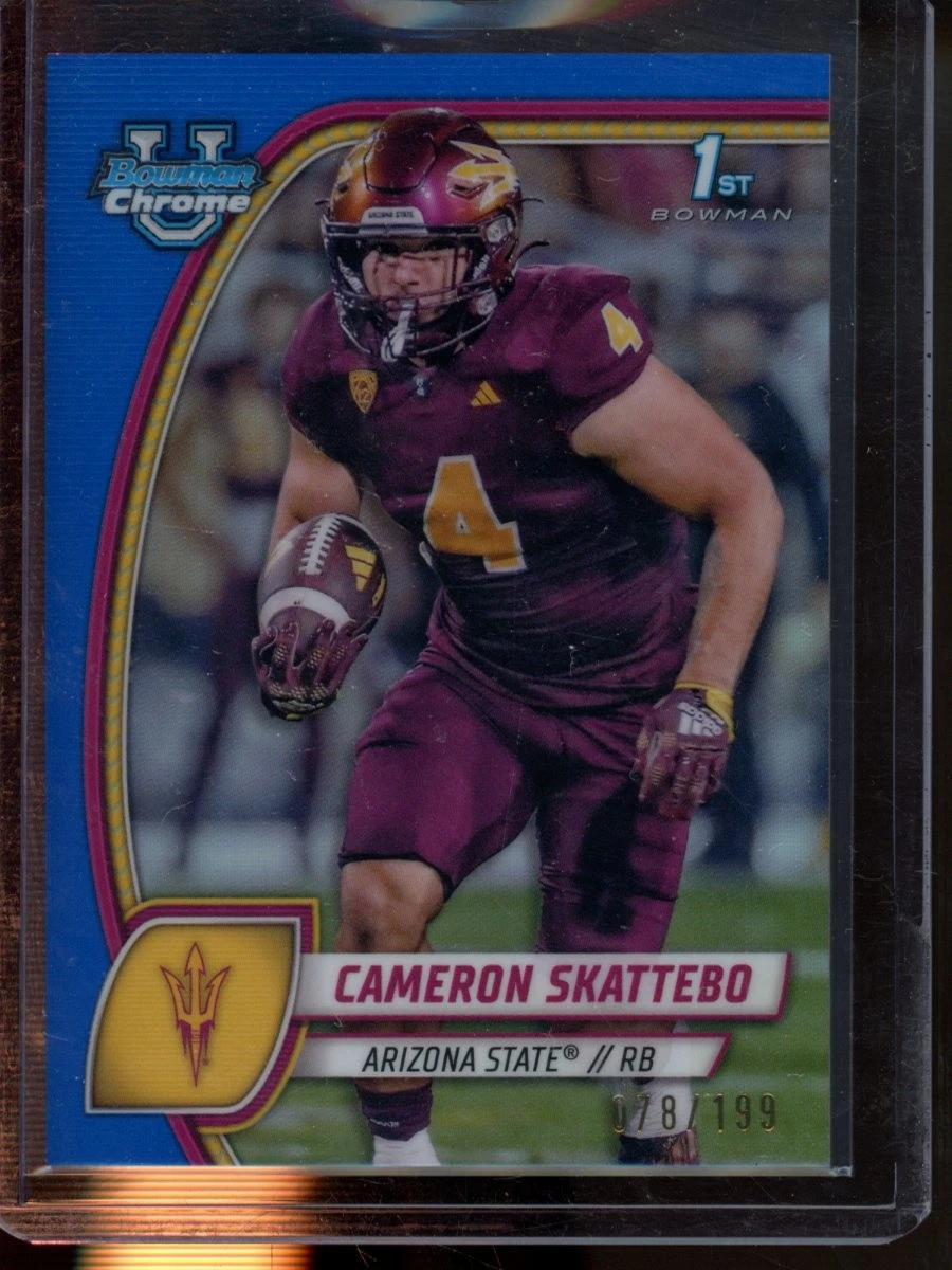 Cameron Skattebo trading card