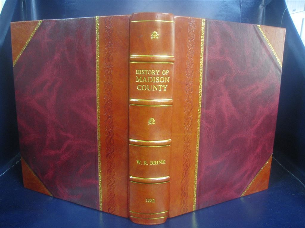 History of Madison County, Illinois by W. R. Brink [Leather Bound]