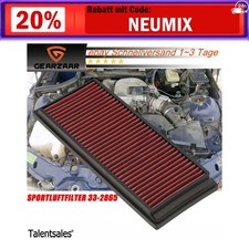 SPORTLUFTFILTER SPORT LUFTFILTER TAUSCHFILTER SPORTFILTER AIR FILTER 33-2865