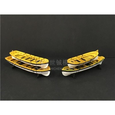 1:96 Dinghy Model Ship Lifeboat Model Ship Kit - 4 PCS/packet