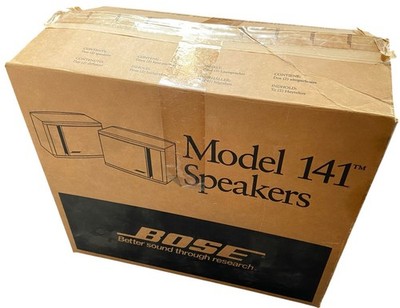 Vintage Bose Model 141 Speakers 1998 Pair W/ Original Box