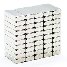 25mm x 8mm x 2mm Strong Bar Thin Rare Earth Neodymium Block Magnet N52 Grade