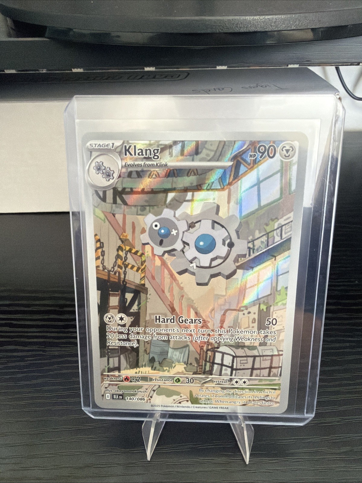 Pokémon TCG Black Bolt Illustration Rare Card Klang 140/86