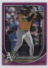 2025 Bowman Chrome Fuchsia Wave Refractor 50/299 Lawrence Butler #65 1ny5