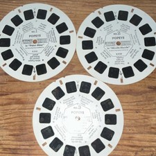 View-Master Popeye Paint Ahoy Missile Muscle 1962 B5161 B5162 B5163